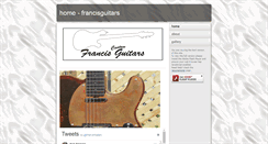 Desktop Screenshot of francisguitars.com